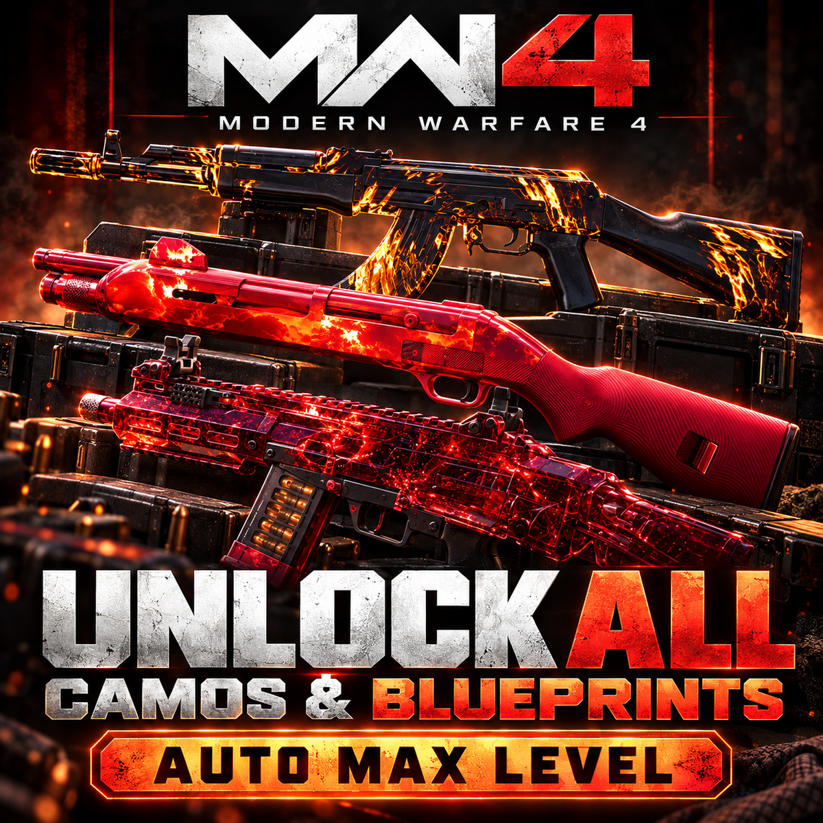 Modern Warfare 4 Permanent UnlockAll Service •Pre-Order•